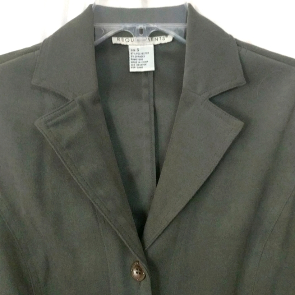 Requirements Boyfried Sage Green Basic Fall Blazer - image 1